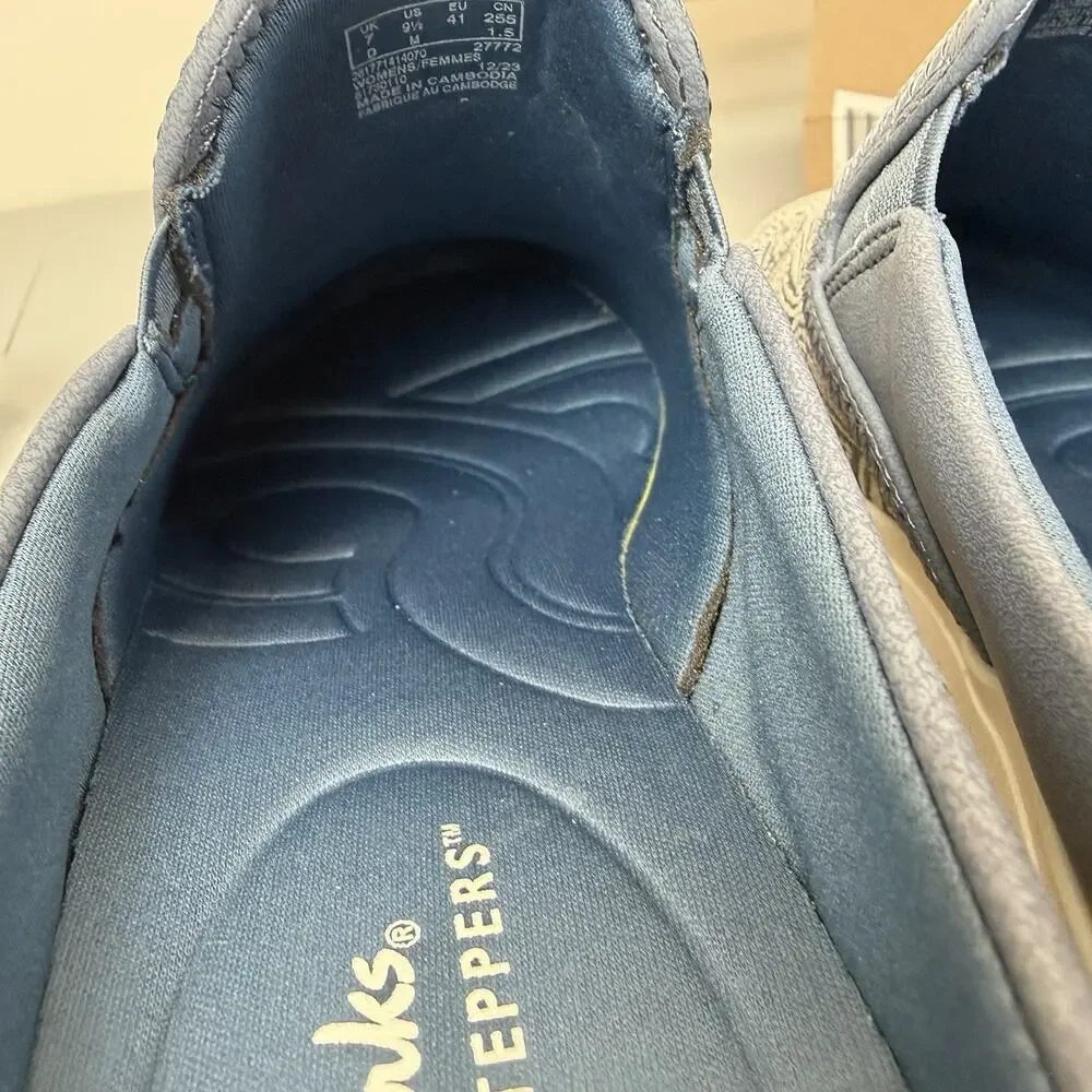Clarks‎ Womens Audreigh Cove Blue Active Shoes Size 9.5 Comfort Casual Cushion